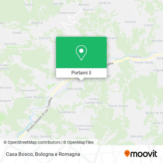 Mappa Casa Bosco