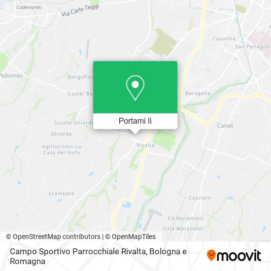 Mappa Campo Sportivo Parrocchiale Rivalta