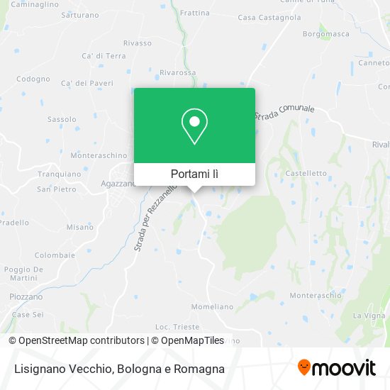 Mappa Lisignano Vecchio