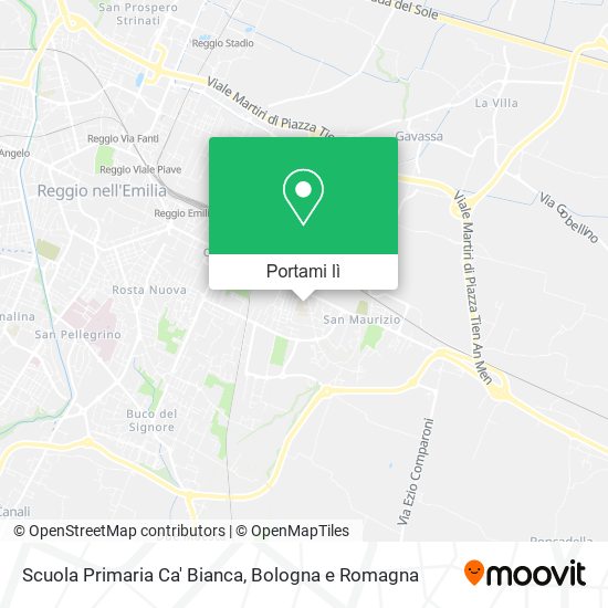 Mappa Scuola Primaria Ca' Bianca
