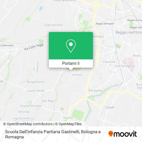 Mappa Scuola Dell'Infanzia Paritaria Gastinelli