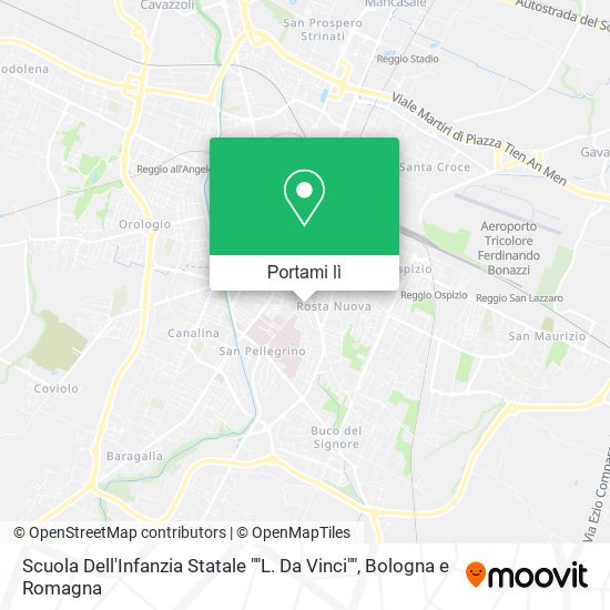 Mappa Scuola Dell'Infanzia Statale ""L. Da Vinci""