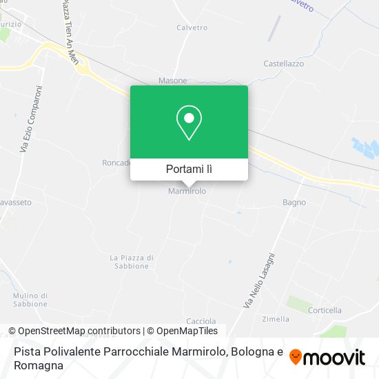 Mappa Pista Polivalente Parrocchiale Marmirolo
