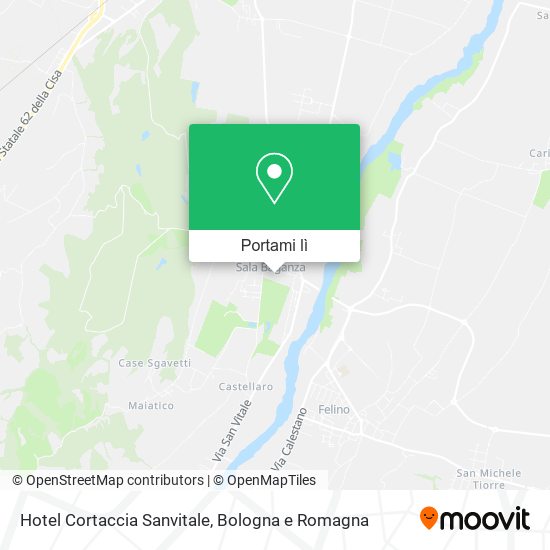 Mappa Hotel Cortaccia Sanvitale