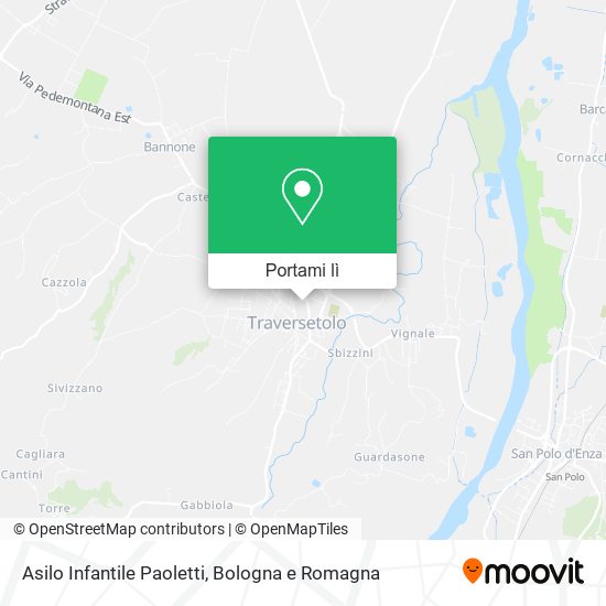 Mappa Asilo Infantile Paoletti