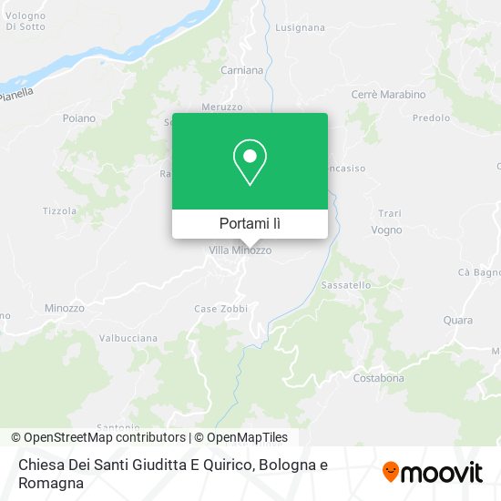 Mappa Chiesa Dei Santi Giuditta E Quirico