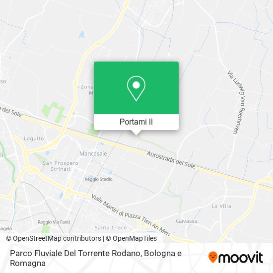 Mappa Parco Fluviale Del Torrente Rodano