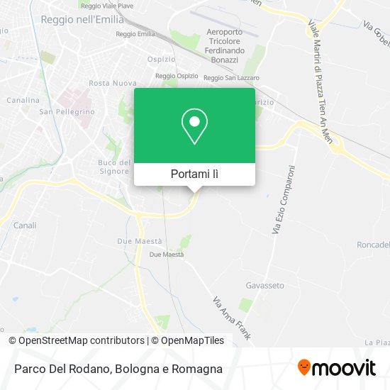 Mappa Parco Del Rodano