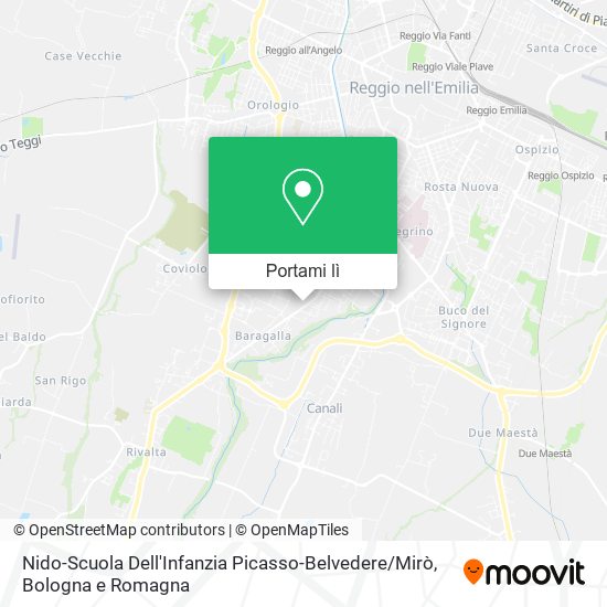 Mappa Nido-Scuola Dell'Infanzia Picasso-Belvedere / Mirò