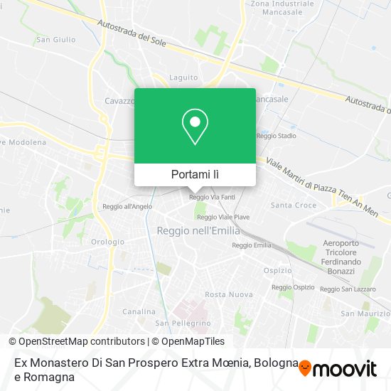 Mappa Ex Monastero Di San Prospero Extra Mœnia