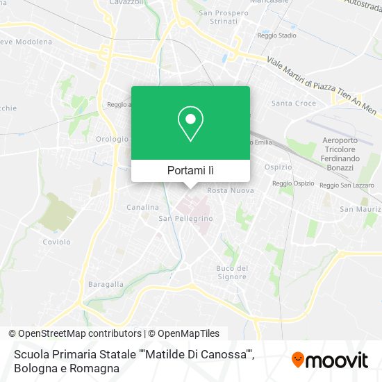 Mappa Scuola Primaria Statale ""Matilde Di Canossa""