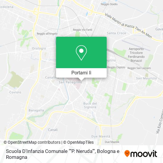 Mappa Scuola D'Infanzia Comunale ""P. Neruda""