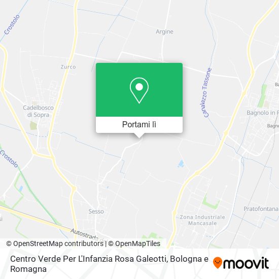 Mappa Centro Verde Per L'Infanzia Rosa Galeotti