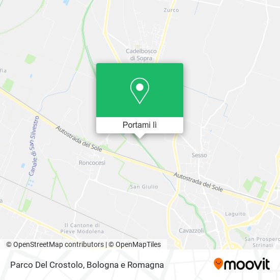 Mappa Parco Del Crostolo