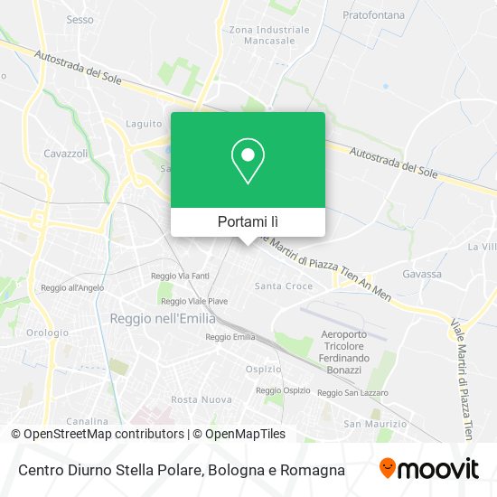 Mappa Centro Diurno Stella Polare