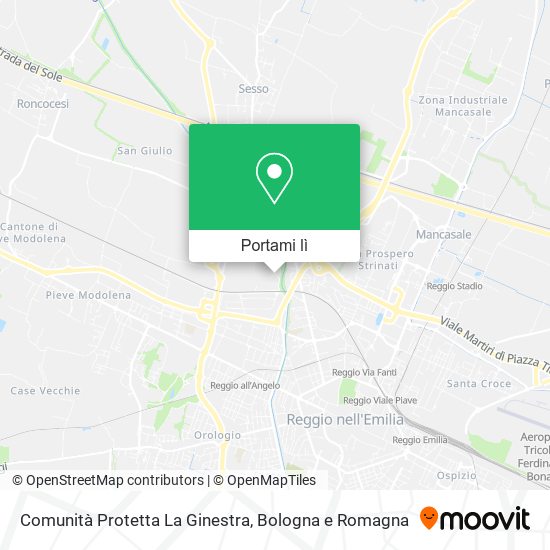 Mappa Comunità Protetta La Ginestra