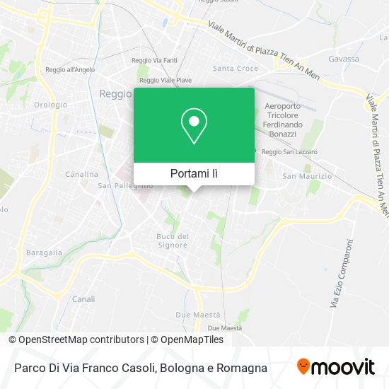 Mappa Parco Di Via Franco Casoli