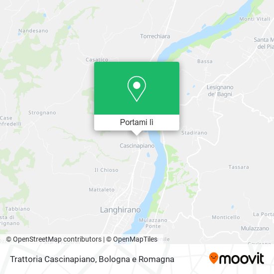 Mappa Trattoria Cascinapiano