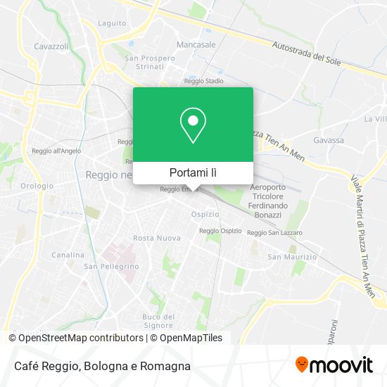 Mappa Café Reggio