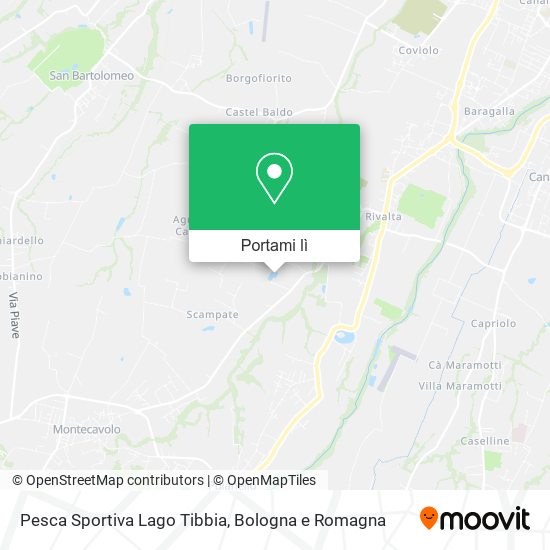 Mappa Pesca Sportiva Lago Tibbia