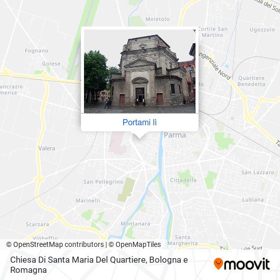 Mappa Chiesa Di Santa Maria Del Quartiere