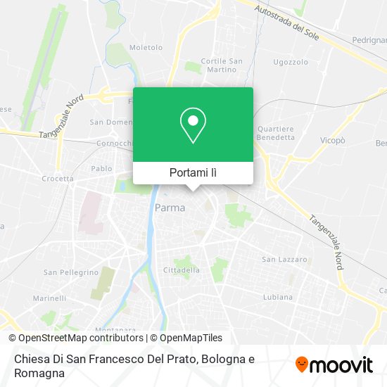 Mappa Chiesa Di San Francesco Del Prato