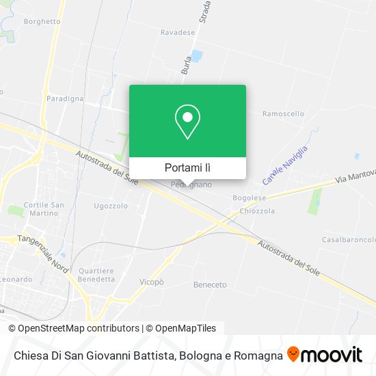 Mappa Chiesa Di San Giovanni Battista