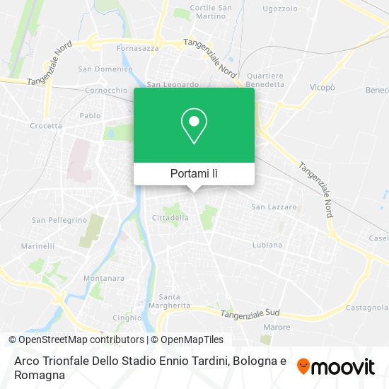 Mappa Arco Trionfale Dello Stadio Ennio Tardini
