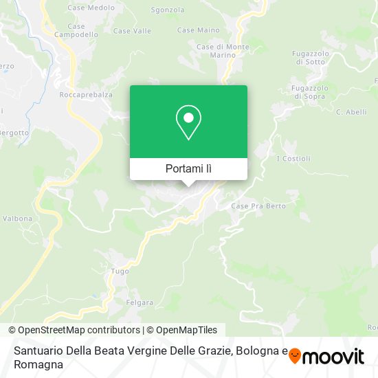 Mappa Santuario Della Beata Vergine Delle Grazie