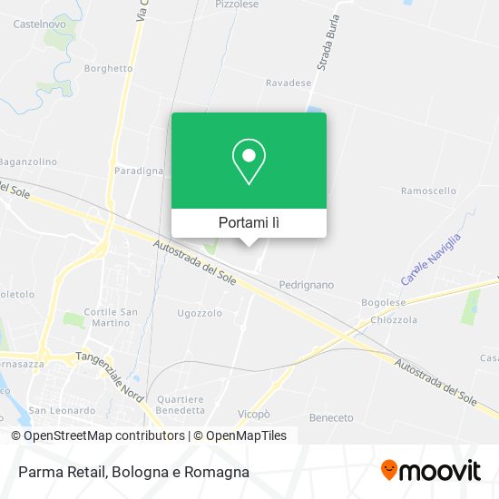 Mappa Parma Retail