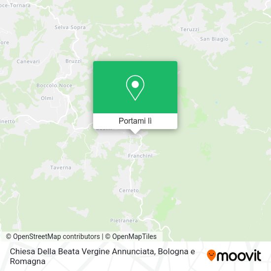 Mappa Chiesa Della Beata Vergine Annunciata