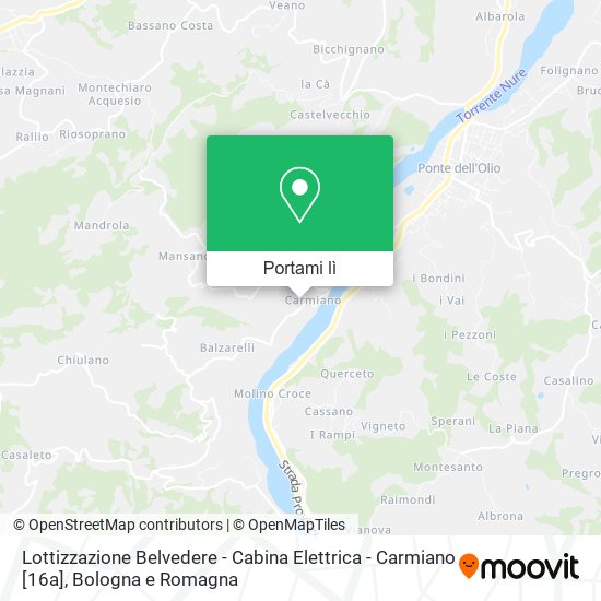 Mappa Lottizzazione Belvedere - Cabina Elettrica - Carmiano [16a]