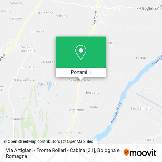Mappa Via Artigiani - Fronte Rolleri - Cabina [31]