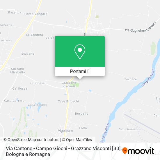 Mappa Via Cantone - Campo Giochi - Grazzano Visconti [30]