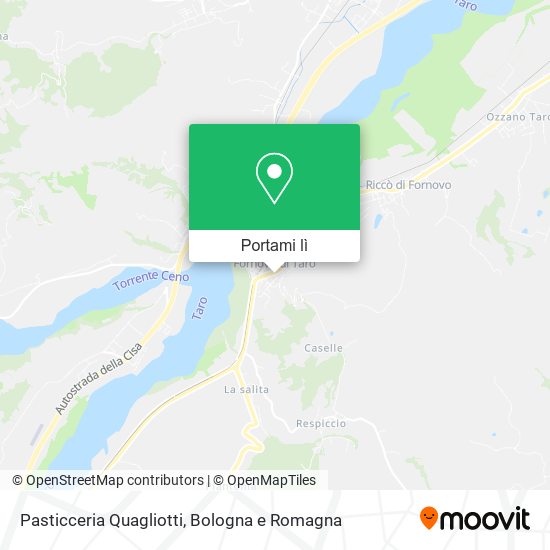 Mappa Pasticceria Quagliotti