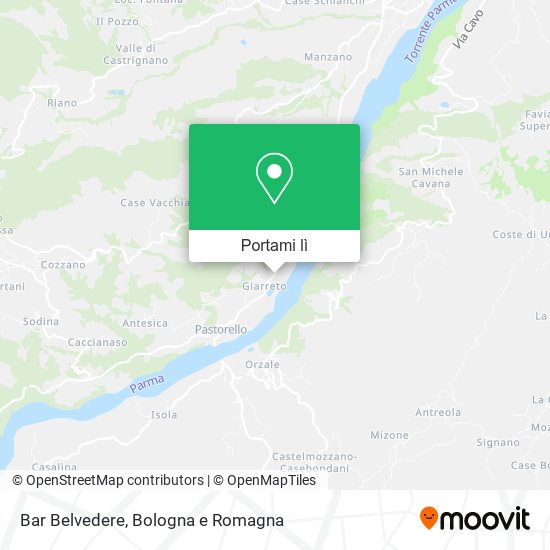Mappa Bar Belvedere