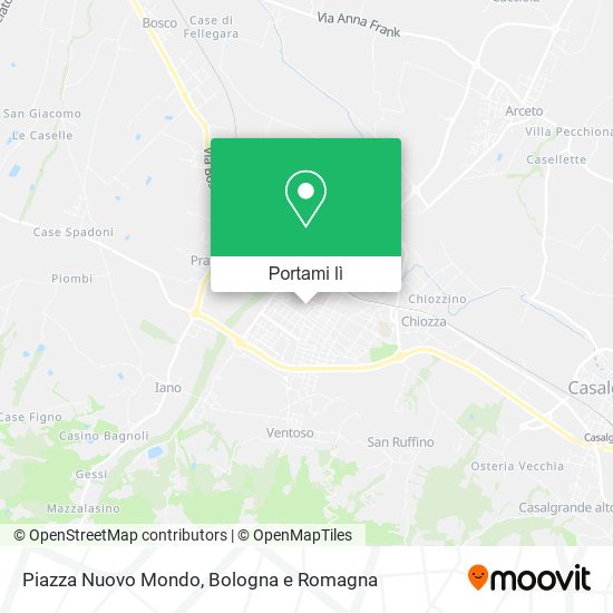 Mappa Piazza Nuovo Mondo