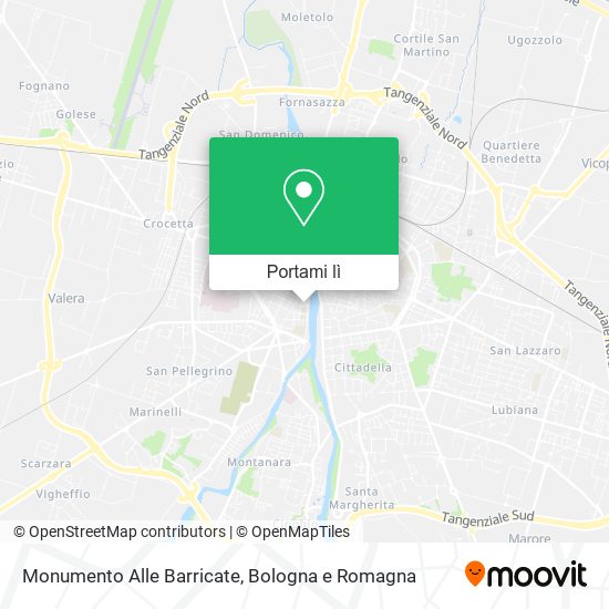 Mappa Monumento Alle Barricate