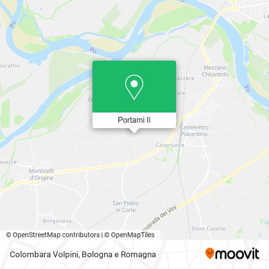 Mappa Colombara Volpini