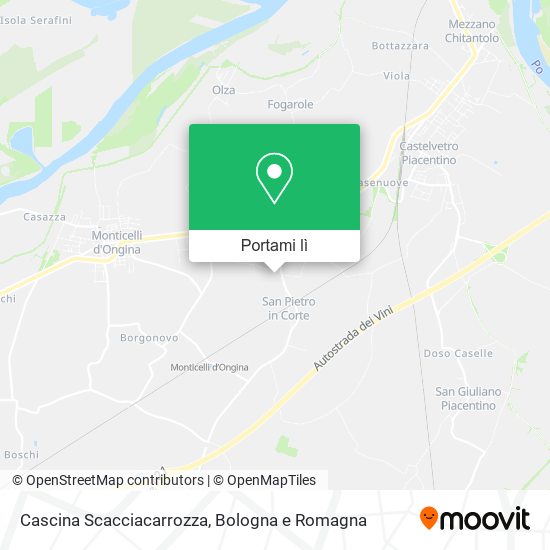 Mappa Cascina Scacciacarrozza