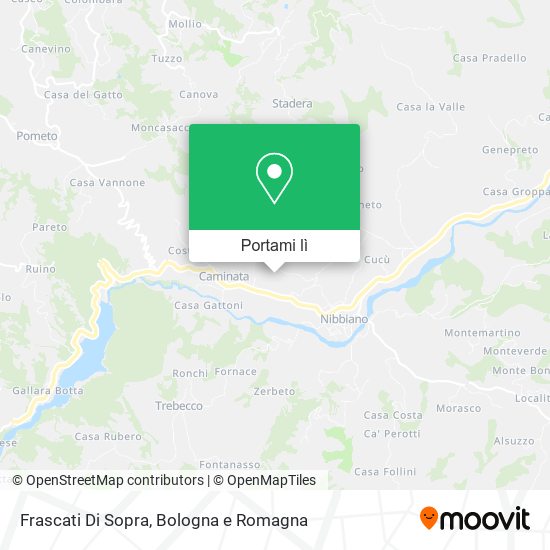 Mappa Frascati Di Sopra
