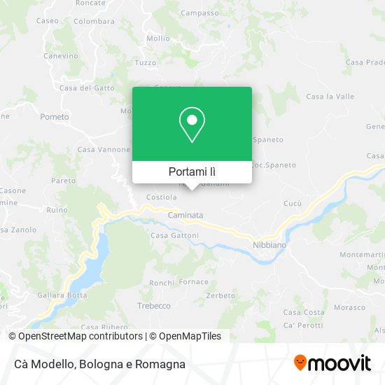 Mappa Cà Modello