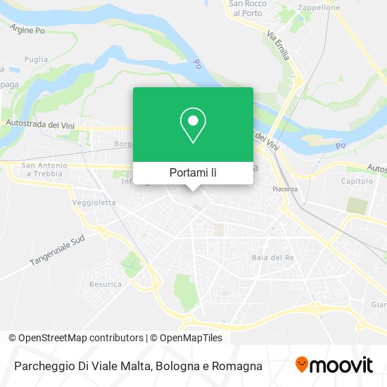 Mappa Parcheggio Di Viale Malta