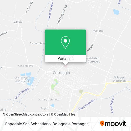 Mappa Ospedale San Sebastiano