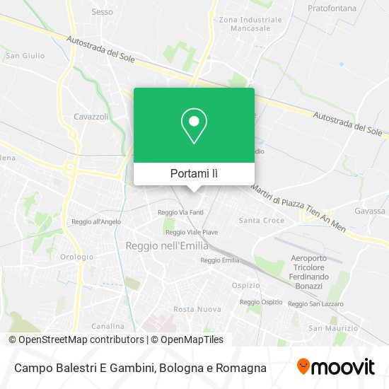 Mappa Campo Balestri E Gambini
