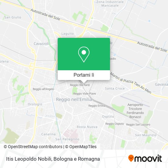 Mappa Itis Leopoldo Nobili