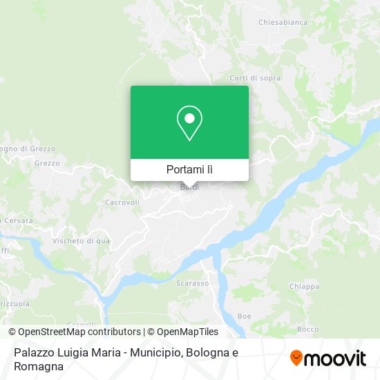 Mappa Palazzo Luigia Maria - Municipio