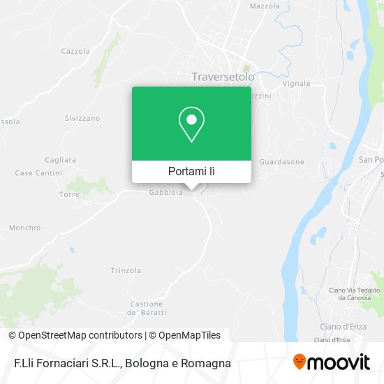 Mappa F.Lli Fornaciari S.R.L.