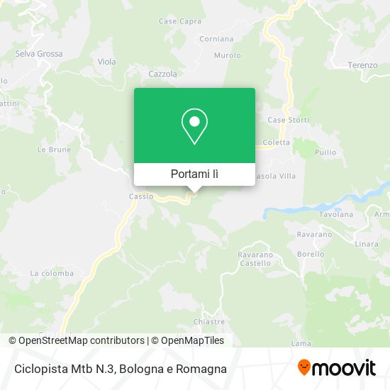 Mappa Ciclopista Mtb N.3