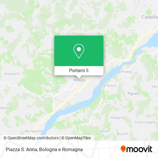 Mappa Piazza S. Anna